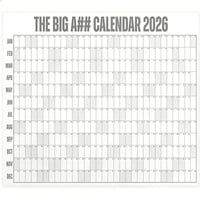 Oversized Wall Calendar