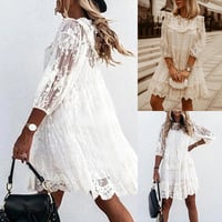 Trekvartsärm i spets