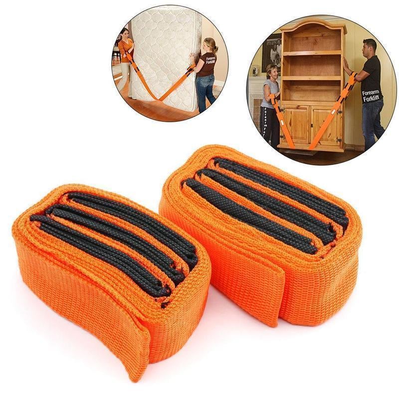 2pcs Adjustable Furniture Teamstrap Moving and Lifting Straps