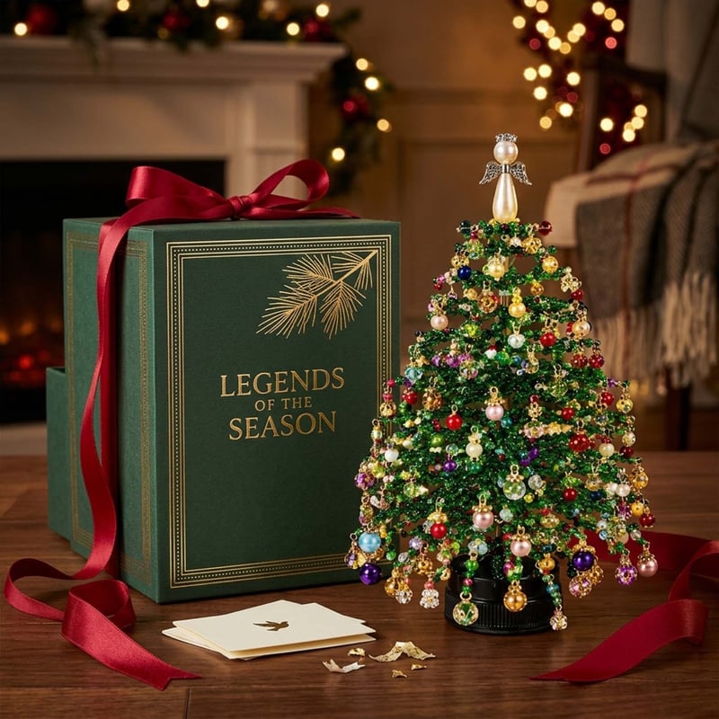 DIY-Perlen-Weihnachtsbaum-Dekorations-Bastelset