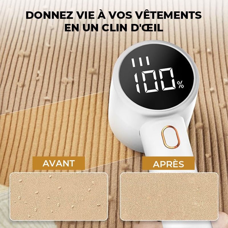 Éliminateur de peluches électrique