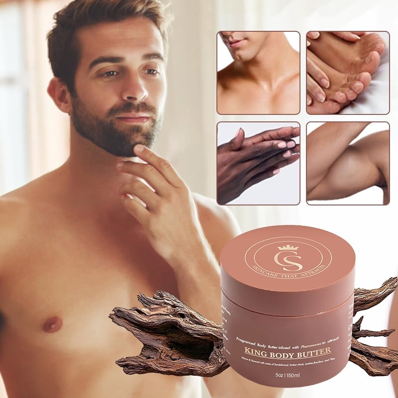 Königlich duftende Body Butter für Männer