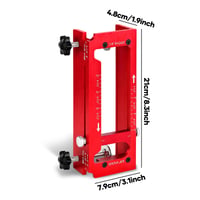 Kexon™ Precision Aluminum Door Hinge Template Jig