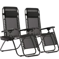 Sakerplus Zero Gravity Lawn Lounge Chairs Set