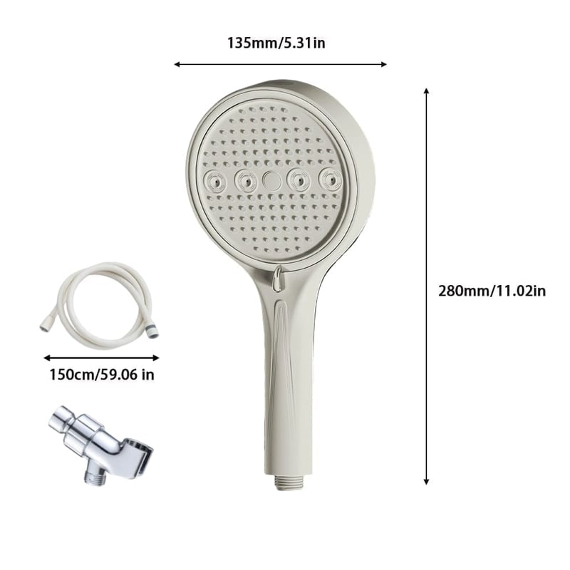 High-Pressure Handheld Shower Spray Set
