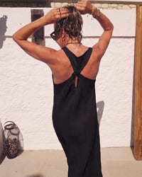 U-Neck Sleeveless Loose Full Skirt Dress
