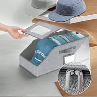 Multifunctional Foldable Dust Hat Storage Box