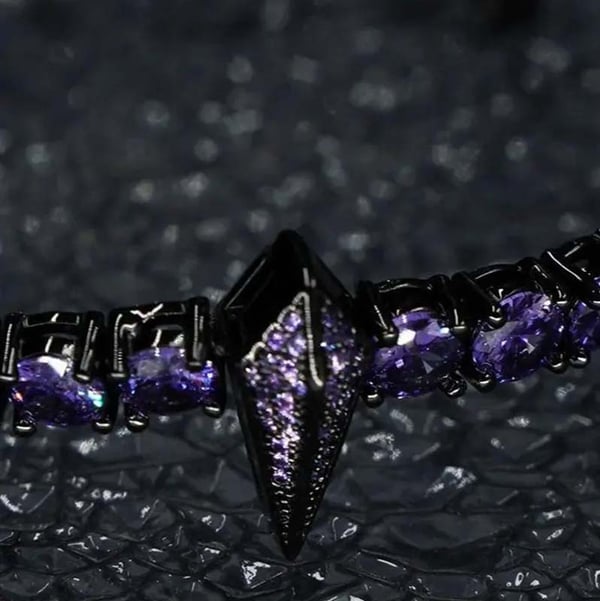 Black Panther Tennis Bracelet