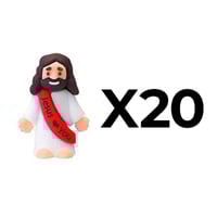 Mini Jesus Figurines With Jesus love You Slogan