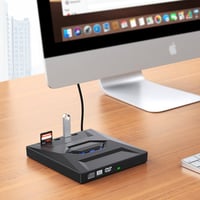 7-in-1 Externes USB-DVD-Laufwerk & Blu-ray-Player