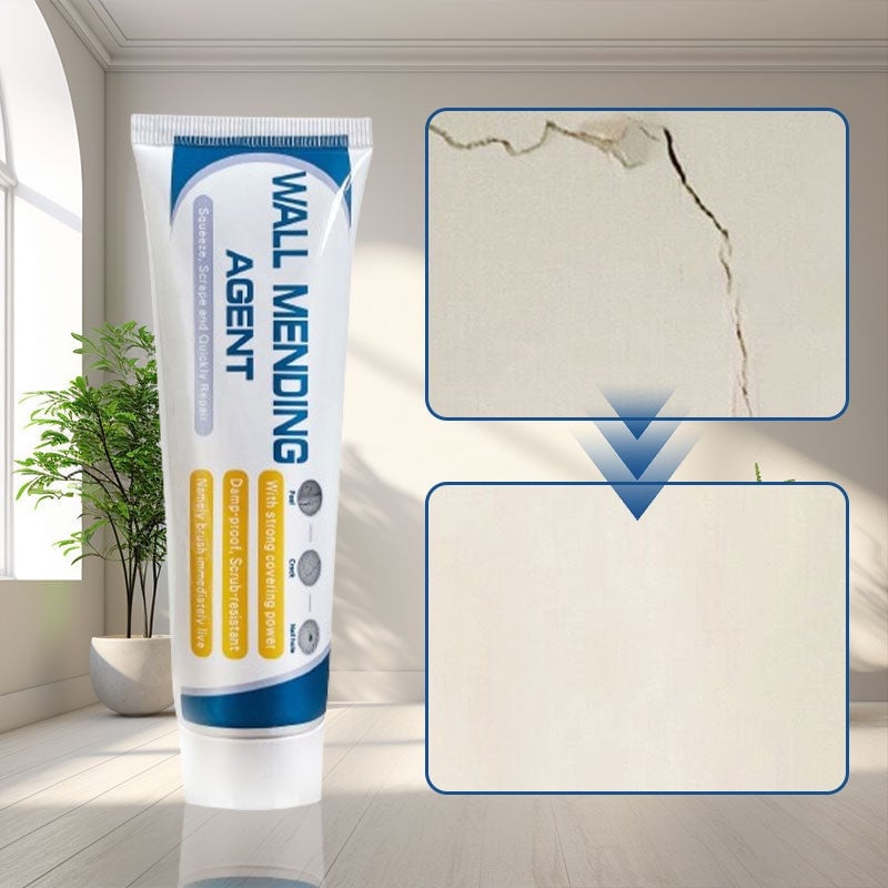 Effizientes Trockenbau-Reparaturset mit Spachtel