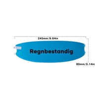 Anti-dug og regntæt visirbelægning