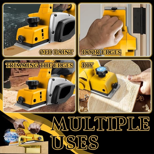 Sakerplus Cordless 3-Inch Electric Wood Planer