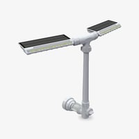 Dual-Head Solar & Type-C Pool Fountain Light