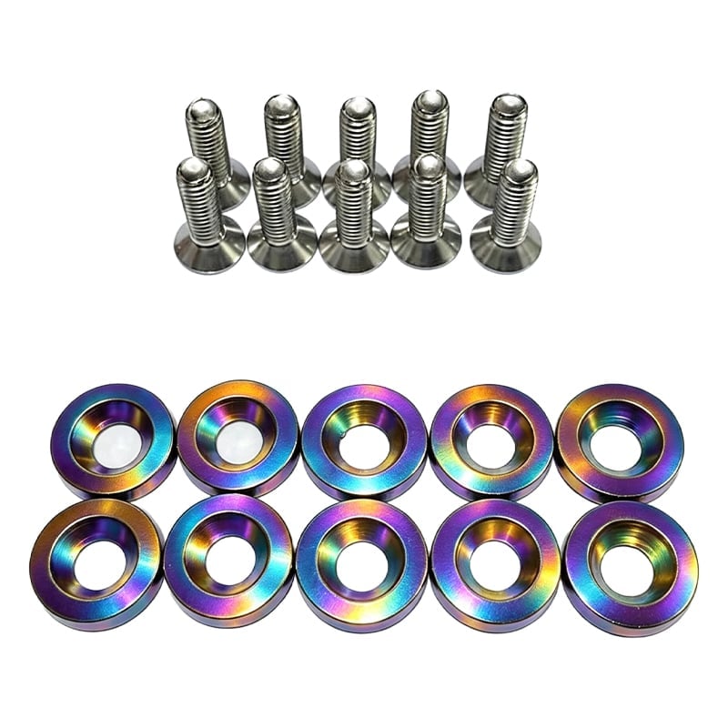 JDM Nickel Plated Bolt Washer Kit