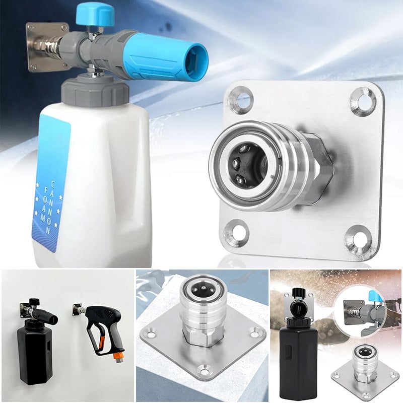 Wall-Mounted Pressure Washer Storage Rack