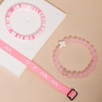 Clay Cross Card Bracelet Set