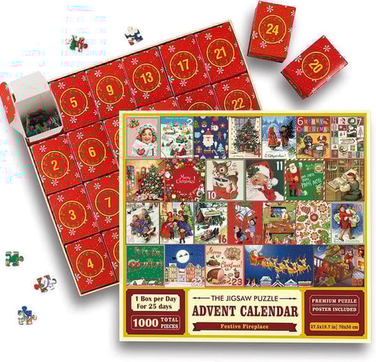 🎅🎄Adventskalender for julepuslespill