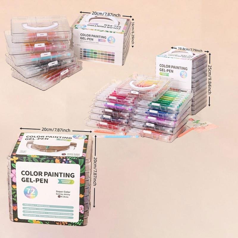 45/72/99 Farben Gelschreiber-Set