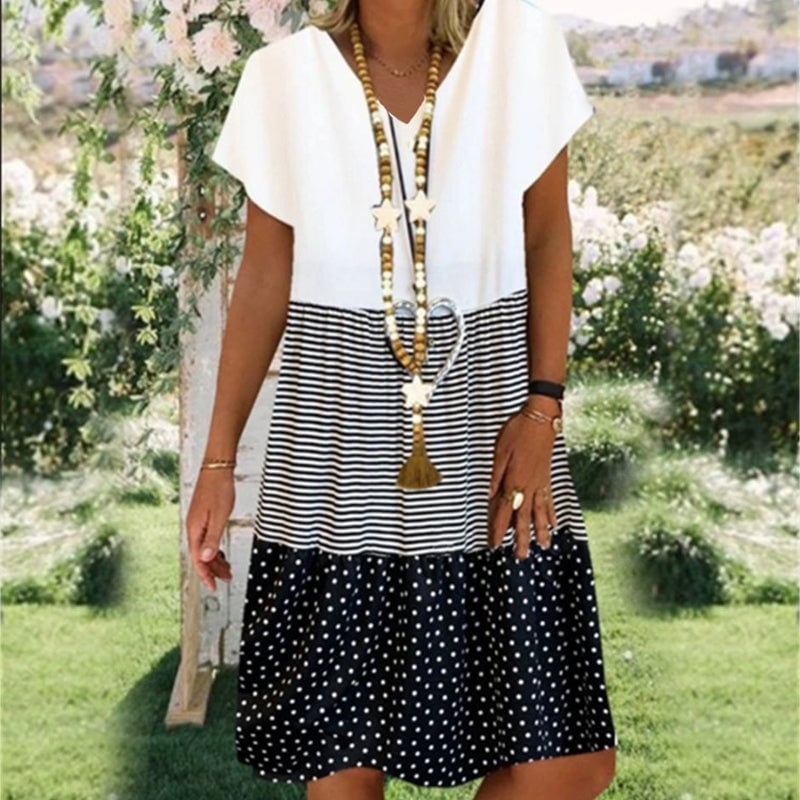 Stylisches Bedrucktes Kleid