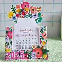 Best Christmas Gift - 2025 Bloomy Flowers Desk Calendar