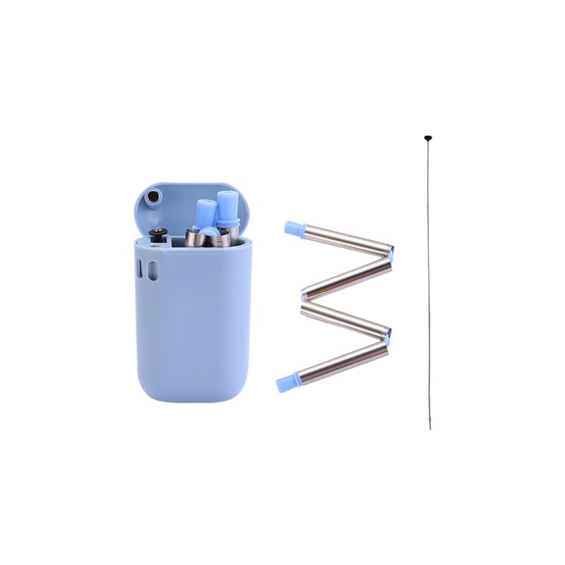 【sale】Hopfällbart sugrör i rostfritt stål