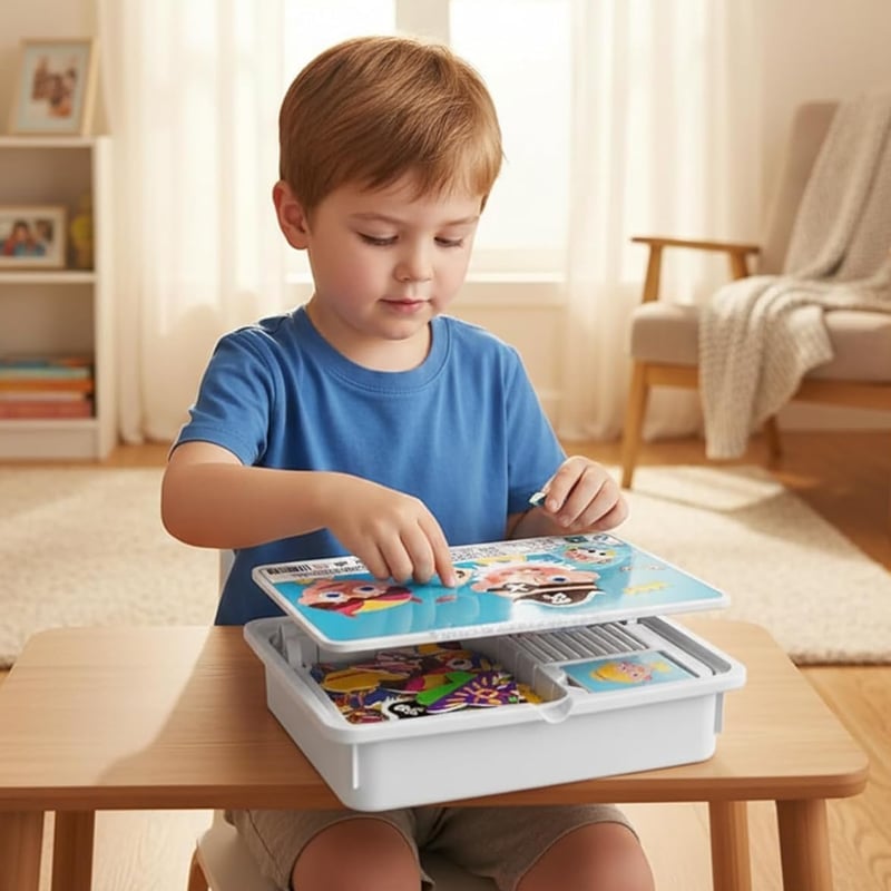 Magnetisches Puzzle-Lern- und Bausteinspielzeug