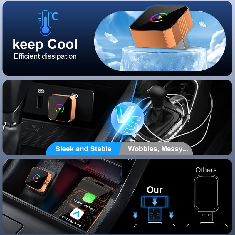 Sakerplus® Wireless Carplay Adapter Upgrade
