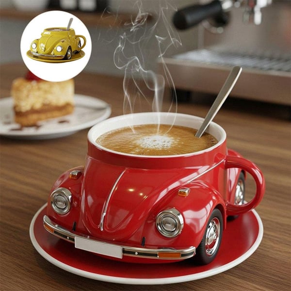 Beetle Shaped Coffee Mug