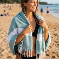 Large Quick Dry Jacquard Beach Bath Towel