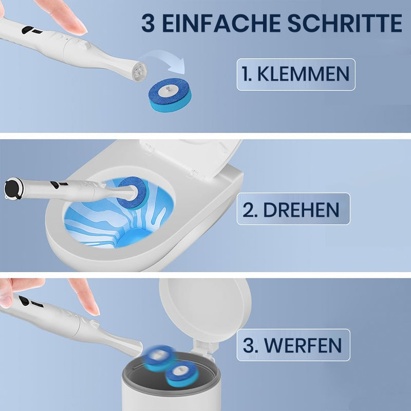 Elektrische Toilettenbürste mit Halter-Set