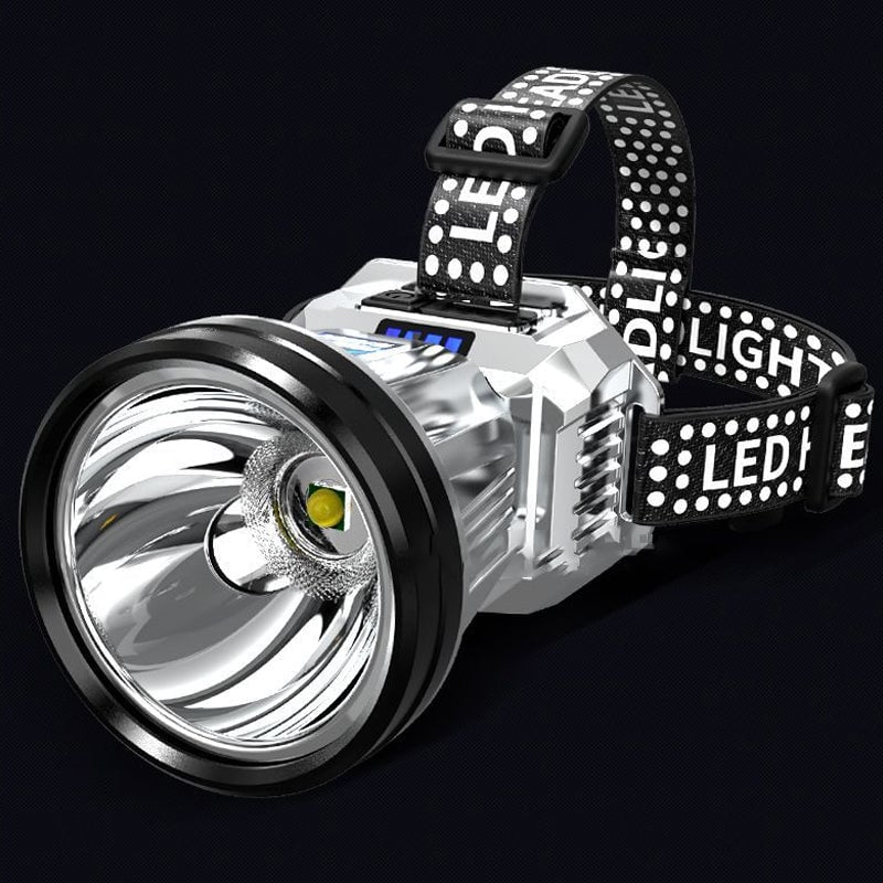 Lampe frontale rechargeable à haute puissance super lumineuse