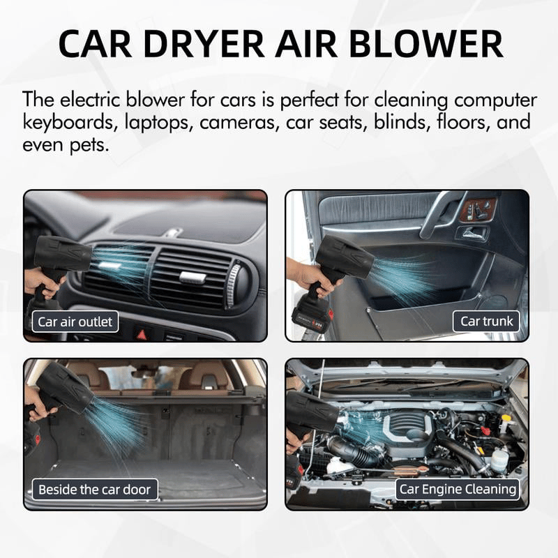 Handheld Powerful Dryer for Car Dust Cleaning