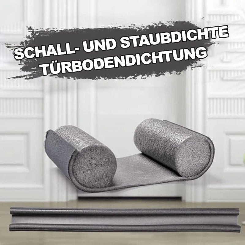 Schall- und staubdichte Türbodendichtung