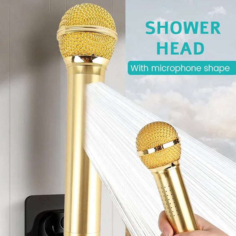 Microphone-Shaped Creative Showerhead