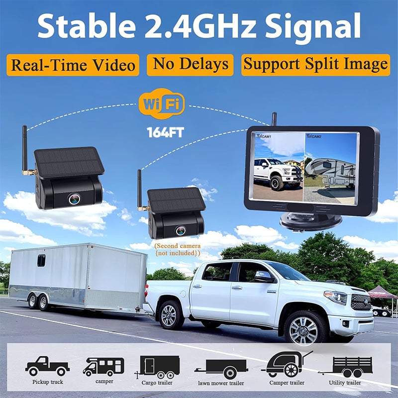Solar Magnetic HD Car Camera