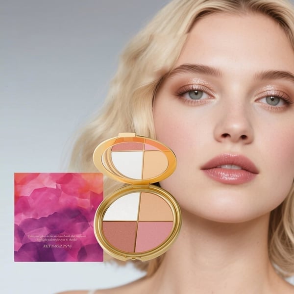 All-in-One Highlight, Eyeshadow & Blush Palette