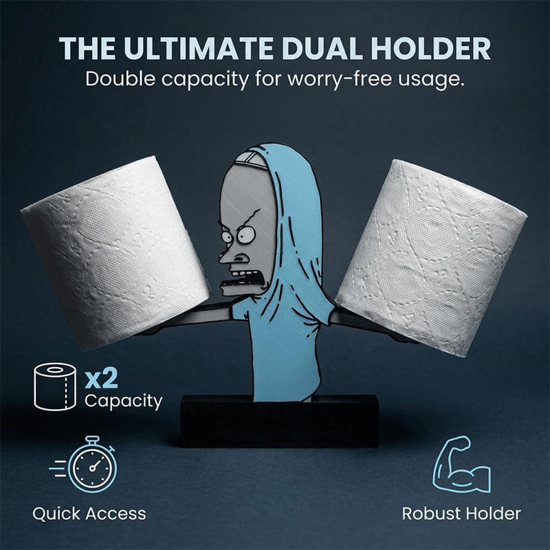 Cartoon Style Toilet Paper Holder