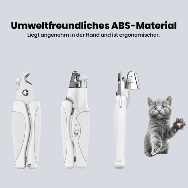 Haustier-Nagelknipser mit LED-Licht