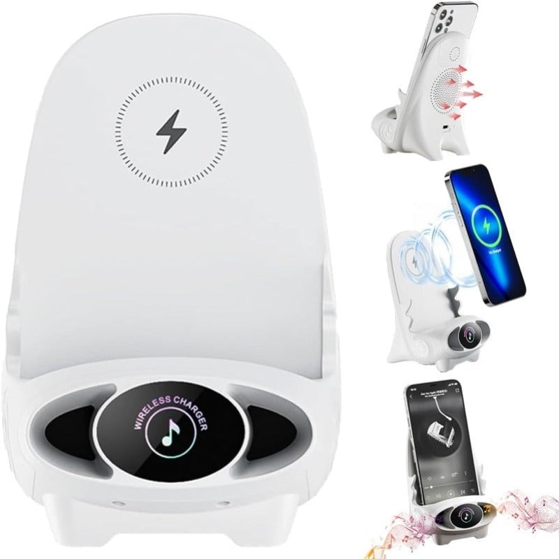 Mini Wireless Fast Charger Phone Holder