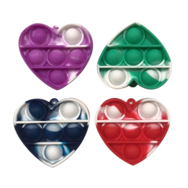 Mini Bubble Fidget Sensory Keychain Toy
