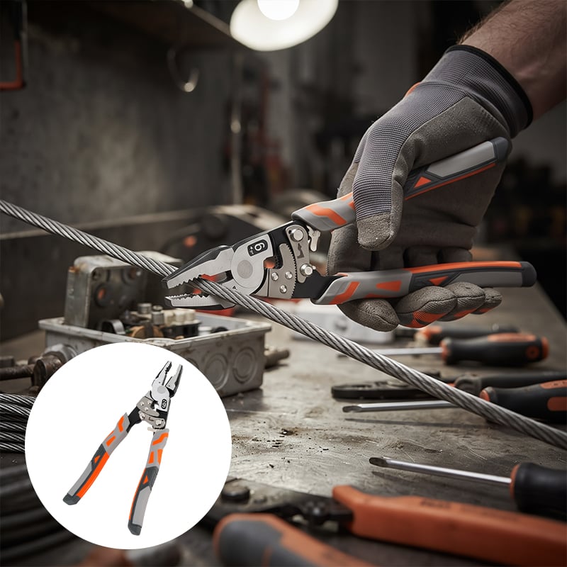 Ratcheting Multifunction Wire Pliers