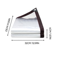 Transparent PE Waterproof Rain Cover for Outdoor