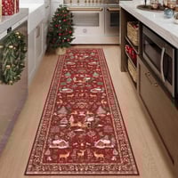 Sakerplus Christmas Long Floor Runner