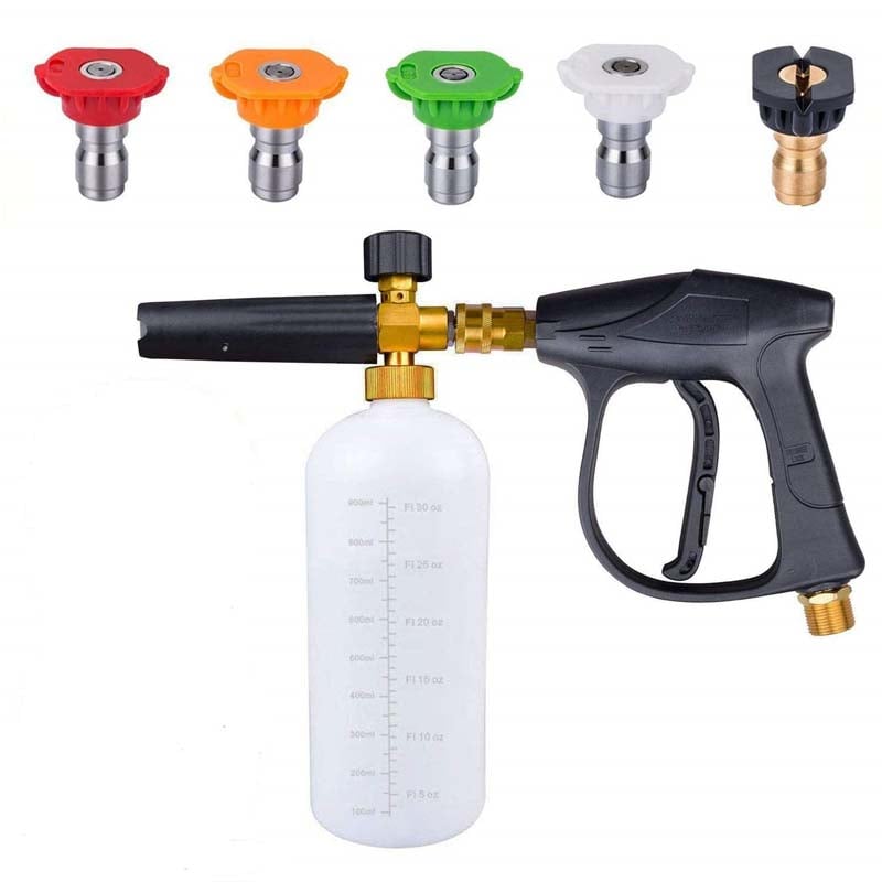 Accessoire met dubbele connector van schuimkanon