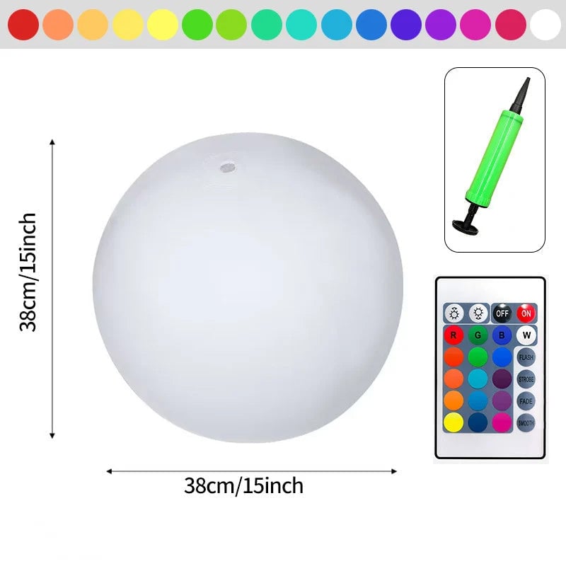 LED-licht 16 kleuren lichtgevende strandbal
