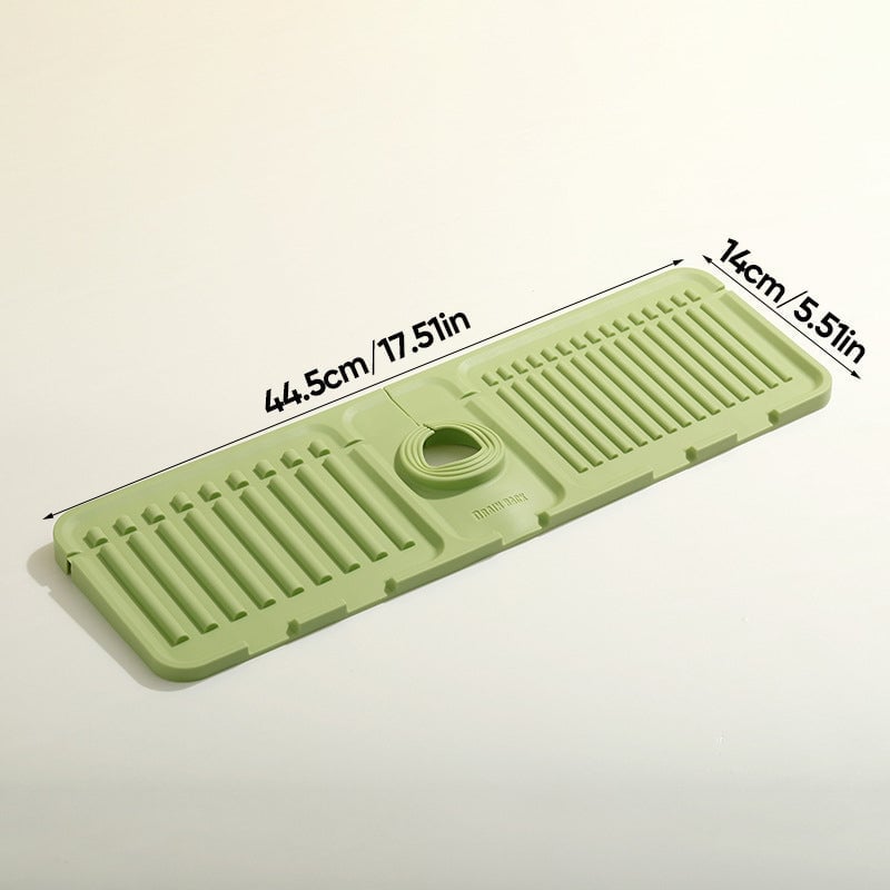 Sloped Draining Splash Guard Mat