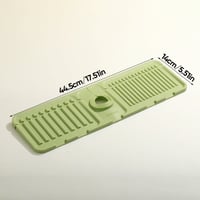 Sloped Draining Splash Guard Mat