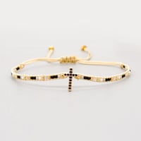 Gift To My Wife - Pavé Cross Bracelet