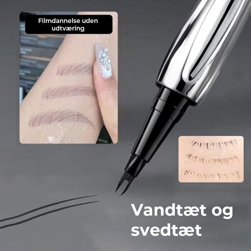 Blyant med mikroforkspids Langtidsholdbar vandfast brynblyant